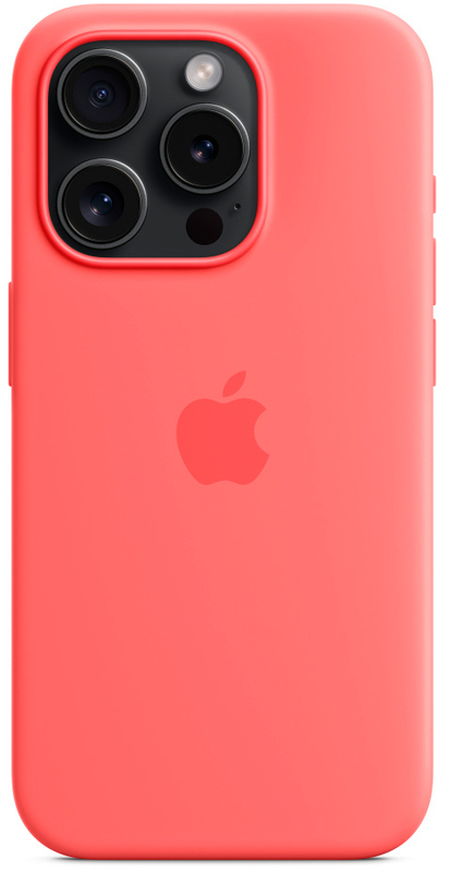 Чохол для iPhone 15 Pro Silicone Case with MagSafe Guava (MT1G3ZM/A) фото