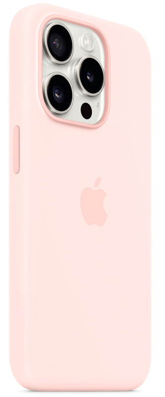 Чохол для iPhone 15 Pro Silicone Case with MagSafe Light Pink (MT1F3ZM/A) фото