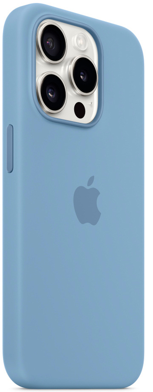 Чохол для iPhone 15 Pro Silicone Case with MagSafe Winter Blue (MT1L3ZM/A) фото