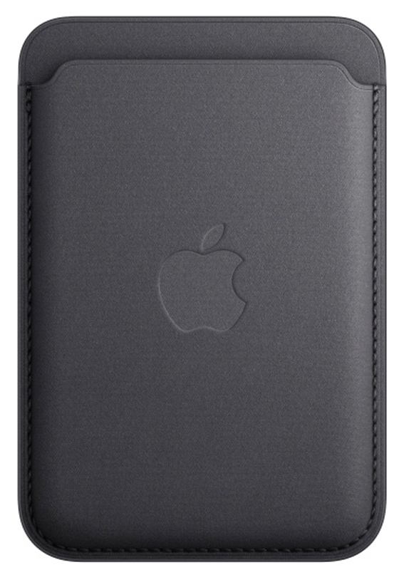 Чехол Apple FineWoven Wallet with MagSafe Black (MT2N3ZM/A) для iPhone фото