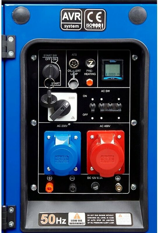 Генератор EnerSol дизельний 1ф. 230В (7.5/8кВт) - фото - №5