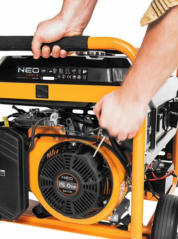 Генератор Neo Tools бензиновий 1ф. 04-731, 230В 6/6.5кВт фото