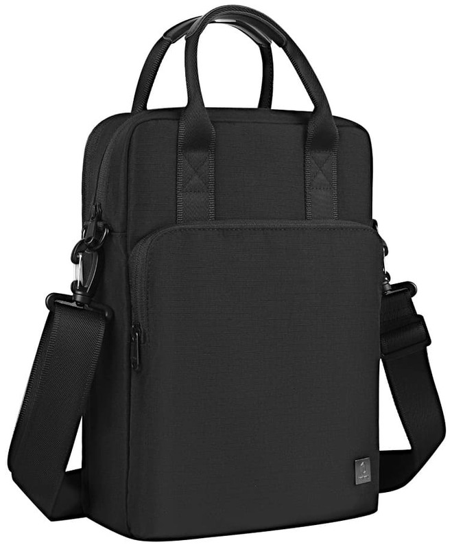 Сумка WIWU Alpha Vertical Double Layer Bag 12,9" чорна фото