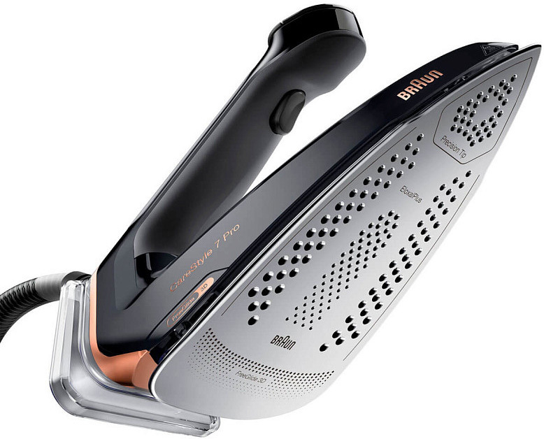 Утюг с парогенератором BRAUN CareStyle 7 Pro IS7286BK SS - фото - №4
