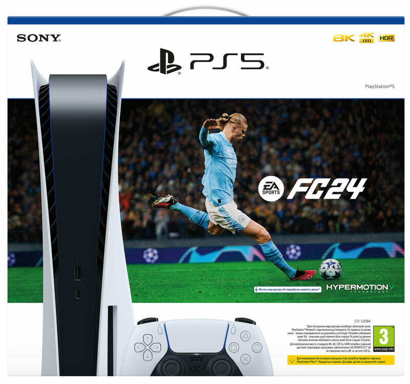Ігрова консоль Sony PlayStation 5 Ultra HD Blu-ray (EA Sports FC 24) фото