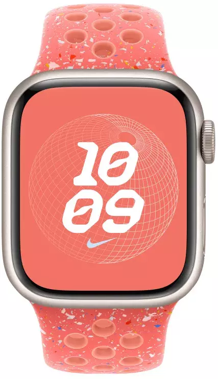 Ремінець для годинника Apple Watch 41 mm (Magic Ember) Nike Sport Band - M/L MUUY3ZM/A фото