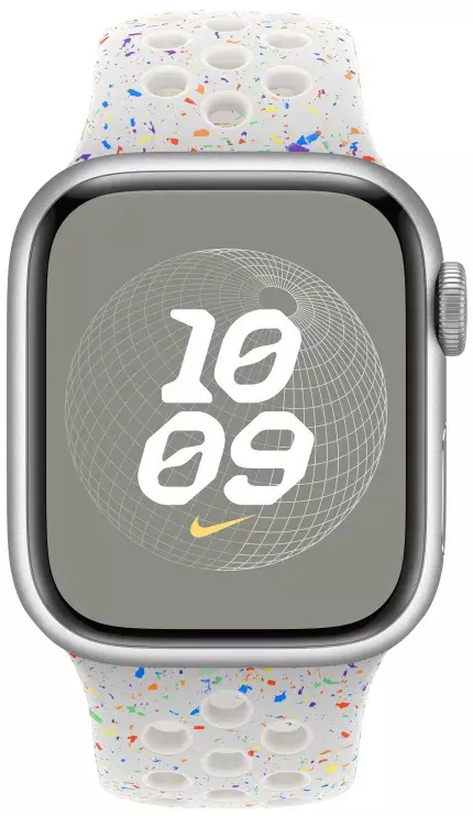 Ремінець для годинника Apple Watch 41mm (Pure Platinum) Nike Sport Band - M/L MUUL3ZM/A фото