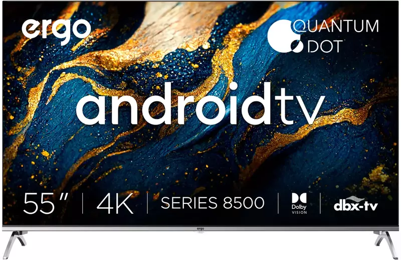 Телевізор Ergo 55" QLED 4K Smart TV (55GUS8555) фото