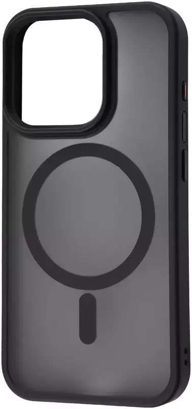 Чохол для iPhone 15 Pro WAVE Matte Insane Case with MagSafe (black) фото