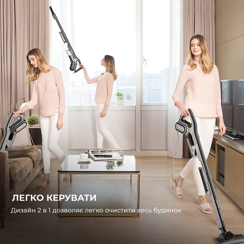 Ручной проводной пылесос Deerma Stick Vacuum Cleaner Cord White (DX700) - фото - №2