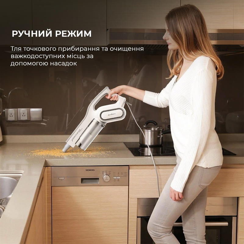 Ручной проводной пылесос Deerma Stick Vacuum Cleaner Cord White (DX700) - фото - №7
