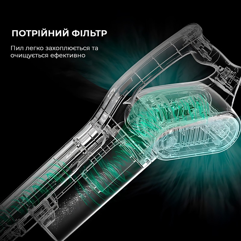 Ручной проводной пылесос Deerma Stick Vacuum Cleaner Cord White (DX700) - фото - №9