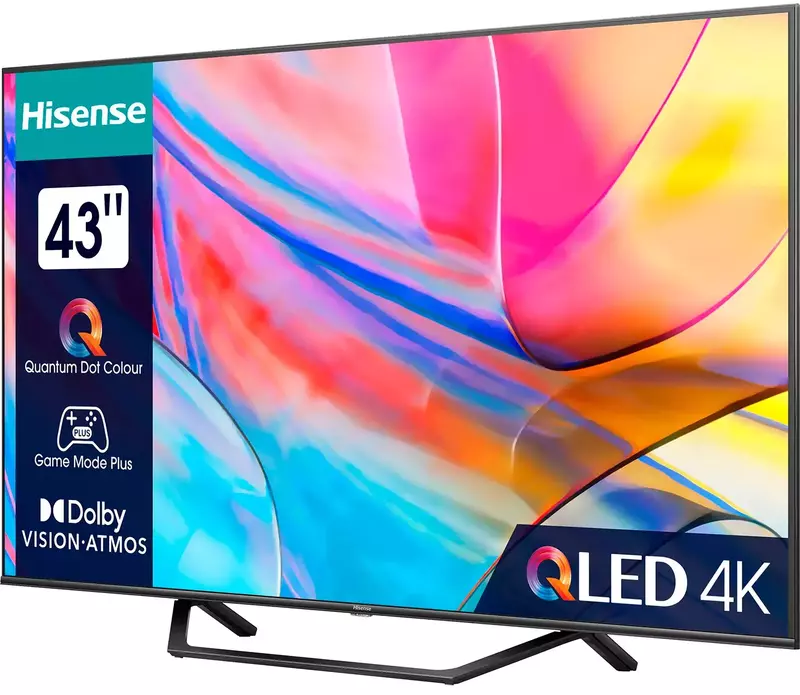 Телевізор Hisense 43" QLED 4K Smart TV (43A7KQ) фото