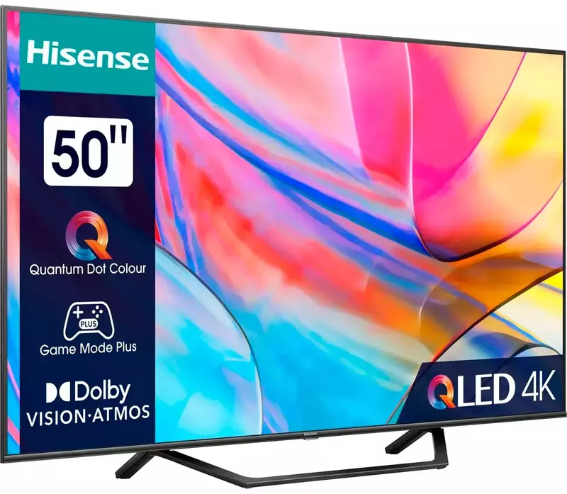 Телевізор Hisense 50" QLED 4K Smart TV (50A7KQ) фото