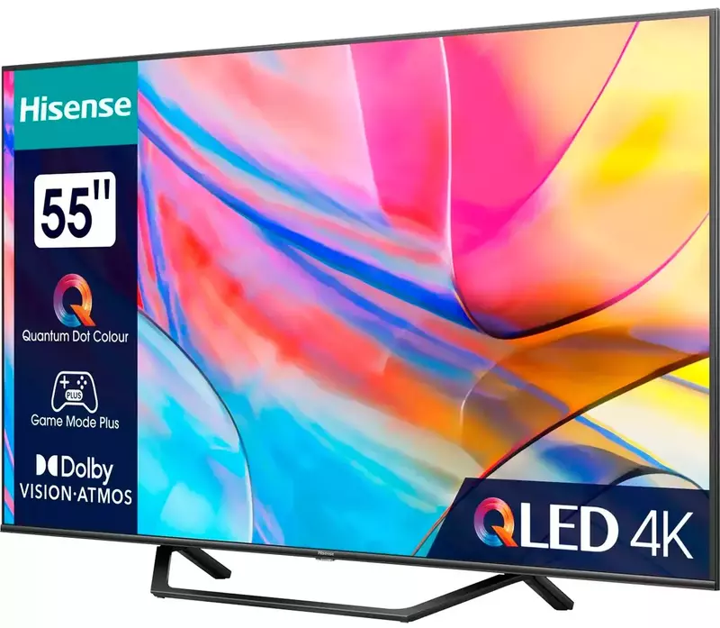 Телевізор Hisense 55" QLED 4K Smart TV (55A7KQ) фото