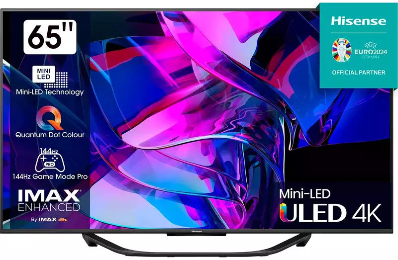 Телевізор Hisense 65" QLED 4K Smart TV (65U7KQ) фото