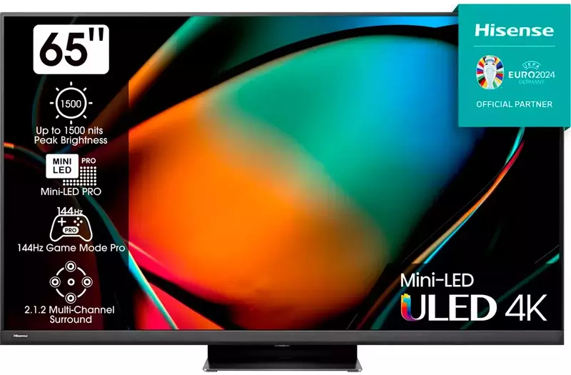 Телевізор Hisense 65" QLED 4K Smart TV (65U8KQ) фото