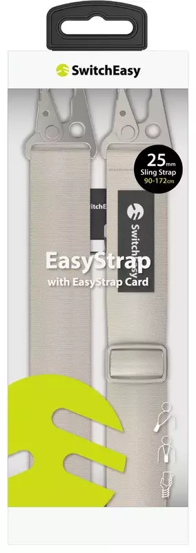 Ремінець SwitchEasy Easy Strap + Easy Strap Card - 25mm для iPhone (Кокосовий білий) SPHIPH155CH23 фото