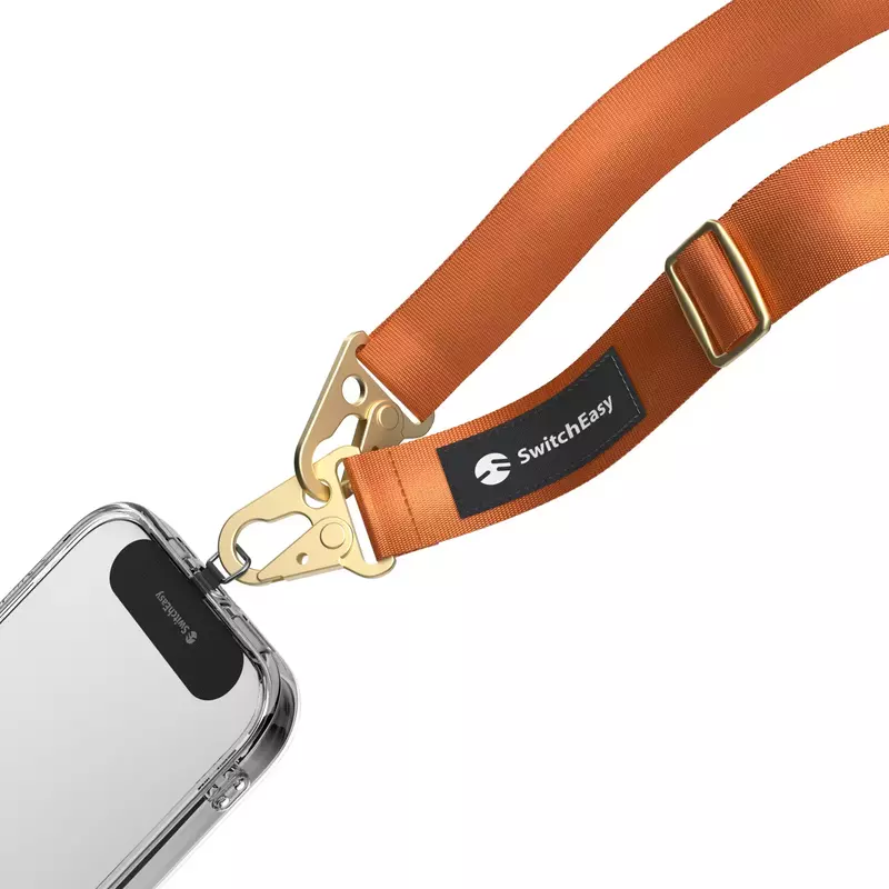 Ремешок SwitchEasy Easy Strap + Easy Strap Card - 25mm for iPhone (Оранжевый) SPHIPH155OG23 фото