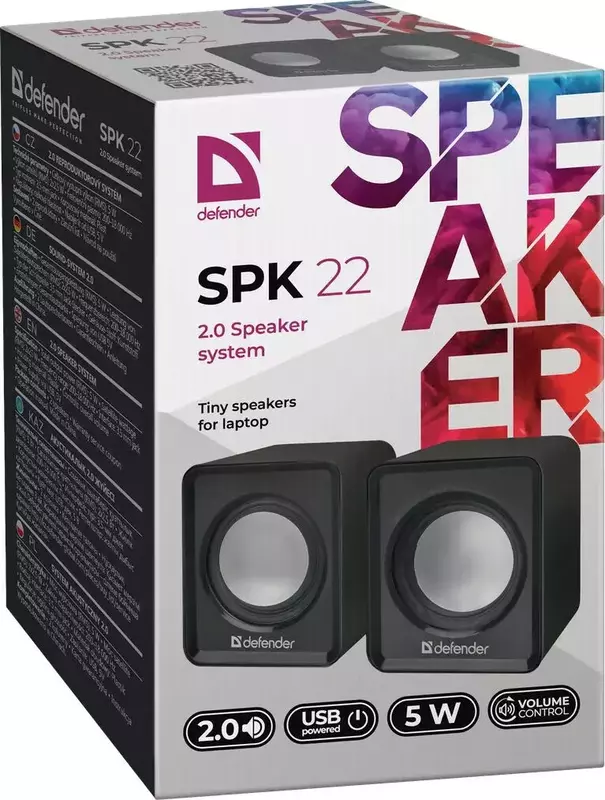 Акустика Defender SPK 22 (Black) 65503 фото