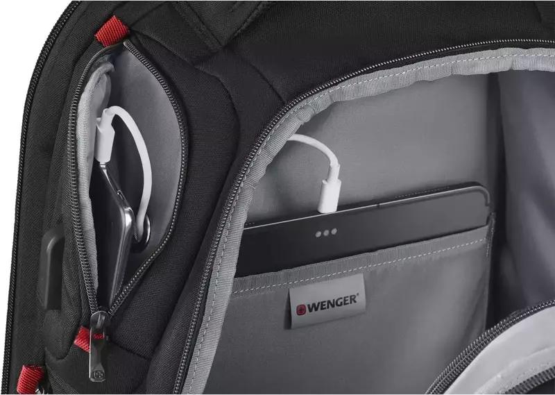 Рюкзак Wenger Tech, PlayerOne 17" Gaming, чорний - фото - №5