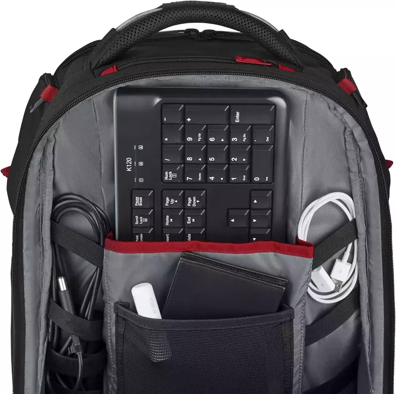 Рюкзак Wenger Tech, PlayerOne 17" Gaming, чорний - фото - №9