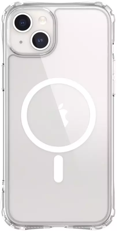 Чохол для iPhone 15 Plus MAGEASY ATOMS M Transparent (MPH567051TR23) - фото - №0