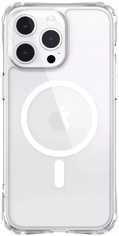Чехол для iPhone 15 Pro Max MAGEASY ATOMS M (Transparent) - фото - №0