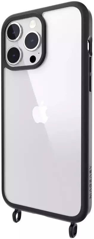 Чохол для iPhone 15 Pro Max SwitchEasy ROAM + Strap Black (MPH57P164BK23) - фото - №1