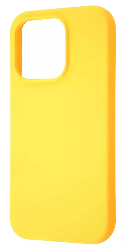 Чохол для iPhone 15 Plus WAVE Full Silicone Cover (canary yellow) фото