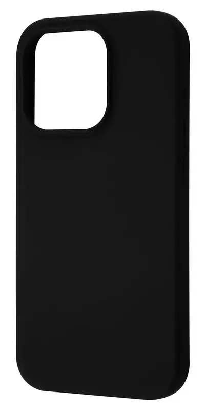 Чохол для iPhone 15 Pro Max WAVE Full Silicone Cover (black) фото