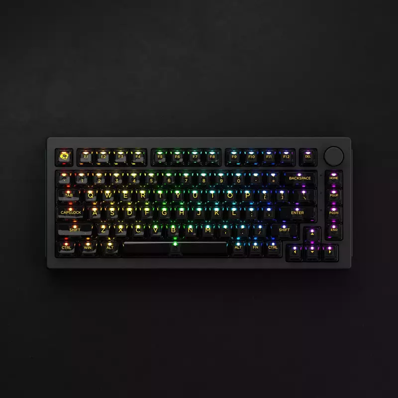 Набір кейкапів Akko ASA Clear printed keycap Black V2 Fullset фото