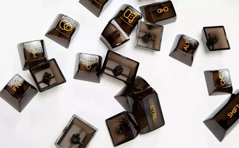 Набір кейкапів Akko ASA Clear printed keycap Black V2 Fullset фото