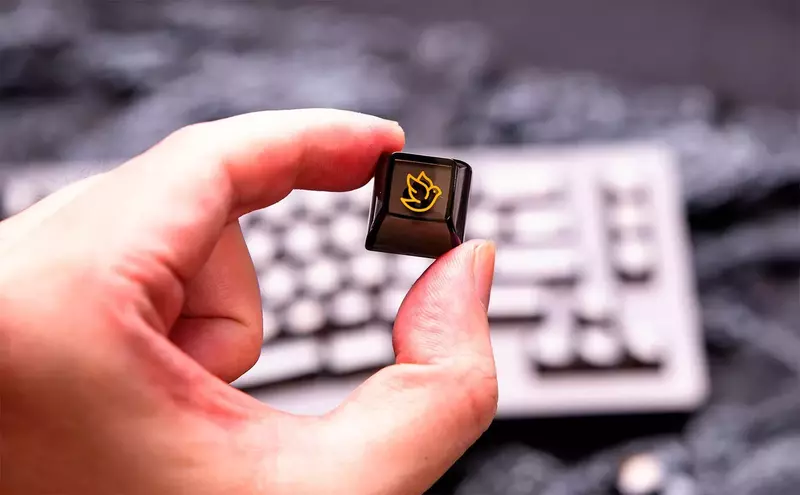 Набір кейкапів Akko ASA Clear printed keycap Black V2 Fullset фото