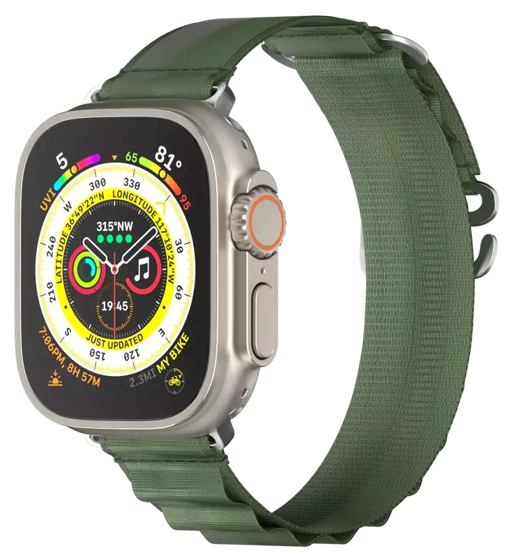 Ремешок For Apple Watch 38/40/41mm SwitchEasy Active Sport Watch Loop Green фото