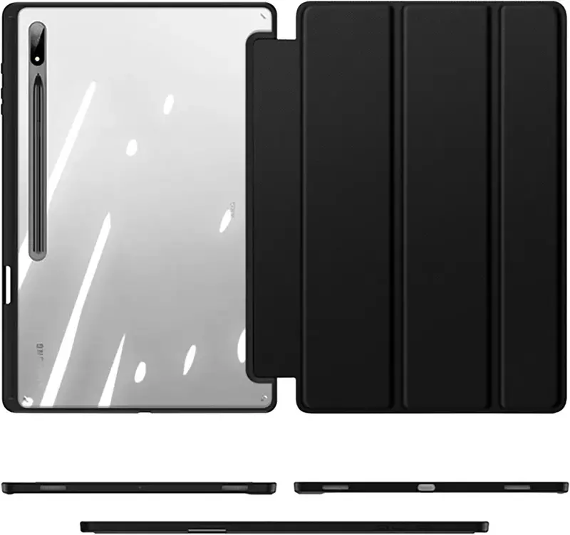 Чехол Dux Ducis Toby Series для Samsung Tab S8 Plus/S7 FE/S7 Plus (black) фото