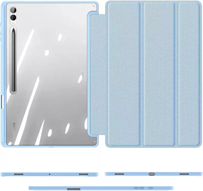 Чохол Dux Ducis Toby Series для Samsung Tab S8 Plus/S7 FE/S7 Plus (blue) фото