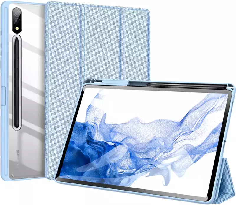 Чехол Dux Ducis Toby Series для Samsung Tab S8 Plus/S7 FE/S7 Plus (blue) фото