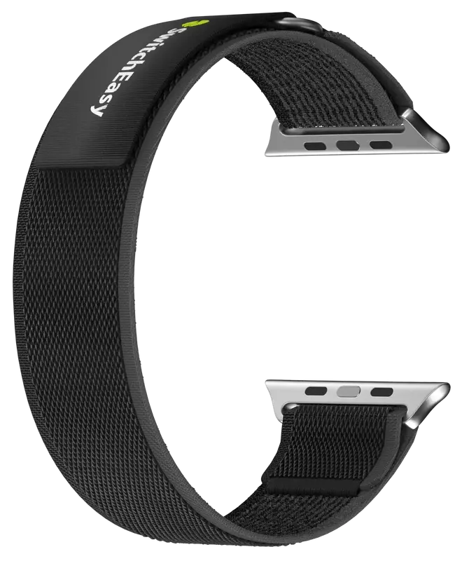 Ремінець For Apple Watch 38/40/41mm SwitchEasy Flex Woven Nylon Watch Loop Black/Gray фото