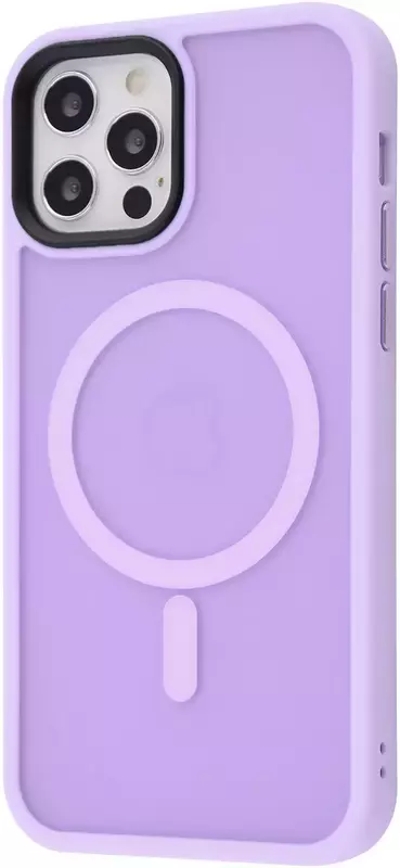 Чохол для iPhone 12/12 pro WAVE Matte Insane Case with MagSafe (light purple) фото
