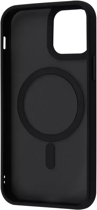 Чохол для iPhone 12/12 pro WAVE Matte Insane Case with MagSafe (black) фото
