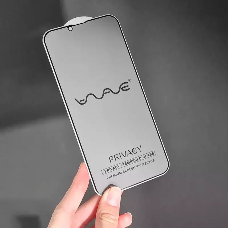 Защитное стекло WAVE Privacy iPhone 15 Pro (black) фото