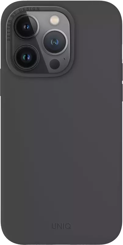 Чохол для Iphone 15 Pro UNIQ MAGCLICK CHARGING LINO HUE - CHARCOAL GREY (UNIQ-IP6.1P(2023)-LINOHMGRY) фото