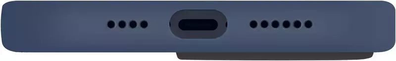 Чохол для Iphone 15 Pro UNIQ MAGCLICK CHARGING LINO HUE - NAVY BLUE (UNIQ-IP6.1P(2023)-LINOHMBLU) фото