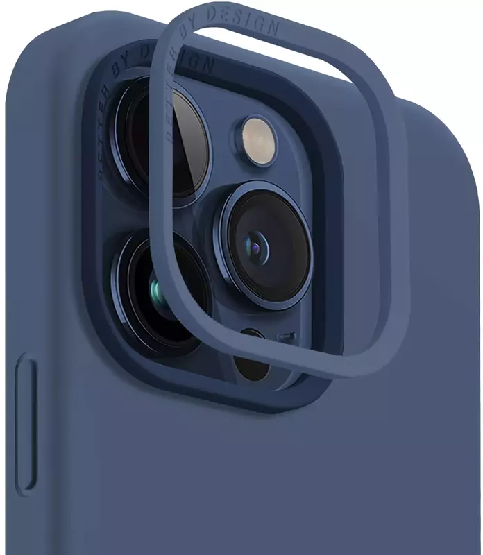Чохол для Iphone 15 Pro Max UNIQ MAGCLICK CHARGING LINO HUE - NAVY BLUE (UNIQ-IP6.7P(2023)-LINOHMBLU) фото