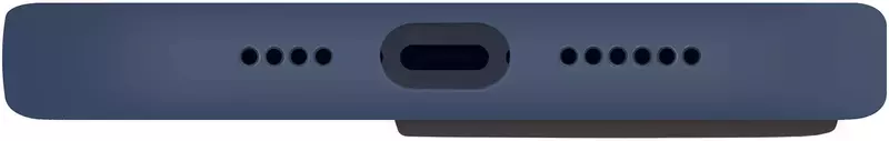 Чохол для Iphone 15 Pro Max UNIQ MAGCLICK CHARGING LINO HUE - NAVY BLUE (UNIQ-IP6.7P(2023)-LINOHMBLU) фото