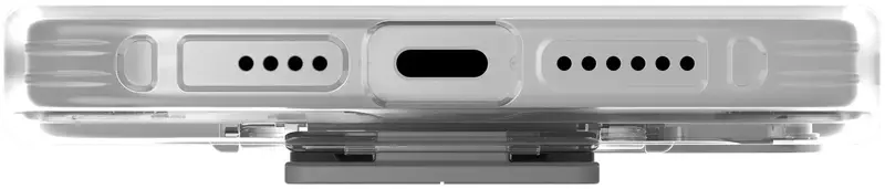 Чохол для Iphone 15 Pro UNIQ HELDRO MOUNT WITH STAND - LUCENT CLEAR (UNIQ-IP6.1P(2023)-HELMCLR) - фото - №4