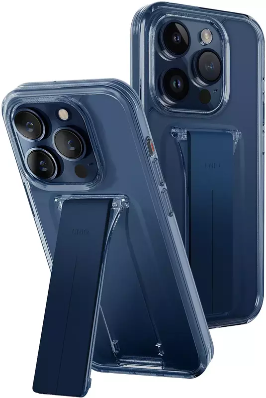 Чохол для Iphone 15 Pro UNIQ HELDRO MOUNT WITH STAND - ULTRAMARINE DEEP BLUE (UNIQ-IP6.1P(2023)-HELMDBLU) - фото - №5