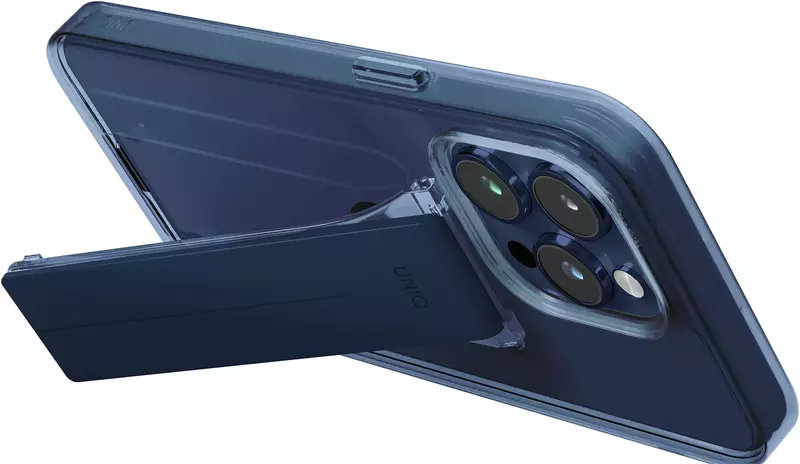 Чохол для Iphone 15 Pro UNIQ HELDRO MOUNT WITH STAND - ULTRAMARINE DEEP BLUE (UNIQ-IP6.1P(2023)-HELMDBLU) - фото - №2