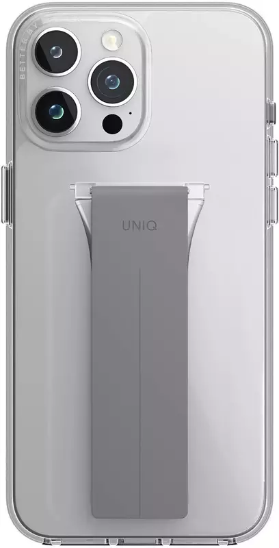 Чохол для Iphone 15 Pro Max UNIQ HELDRO MOUNT WITH STAND - LUCENT CLEAR (UNIQ-IP6.7P(2023)-HELMCLR) - фото - №0